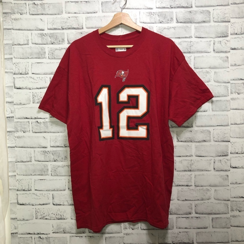 Tampa Bay Red Tom Brady Men's Jersey Shirt Unisex - Picture 6 of 7